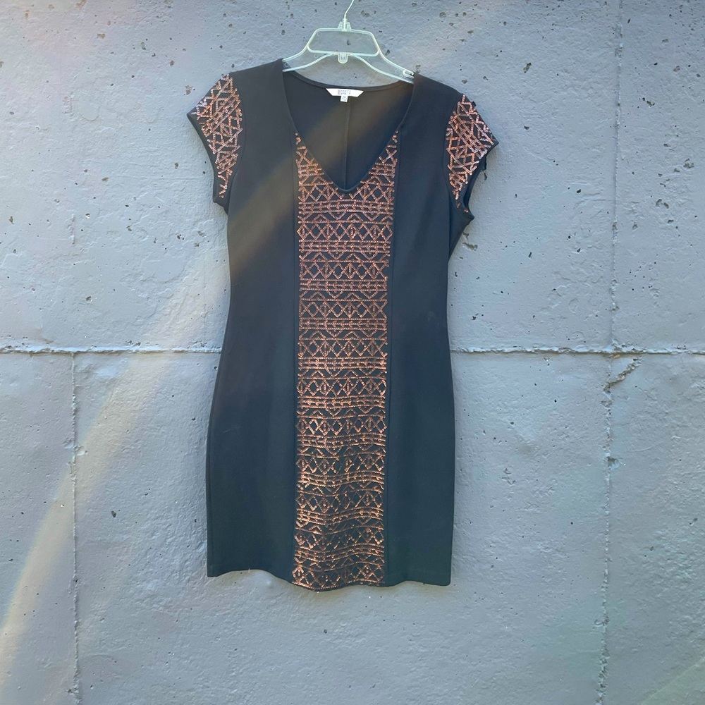 BB Dakota Little Black Party Dress w/ Sequins!